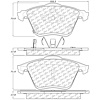 PosiQuiet Ceramic Pads 2006-2007 Mazda 6 - image 1