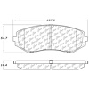 PosiQuiet Ceramic Pads 2006-2013 Suzuki Grand Vitara - image 1