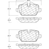 PosiQuiet Ceramic Pads 2005-2016 BMW Mini 120i Cooper Countryman Cooper Paceman - image 1