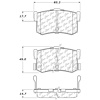 PosiQuiet Ceramic Pads 1994-1998 for Hyundai Sonata - image 1