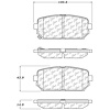 PosiQuiet Ceramic Pads 2007-2010 for Kia Rondo - image 1