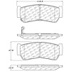 PosiQuiet Ceramic Pads 2007-2009 for Hyundai Santa Fe - image 1