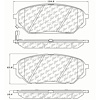 PosiQuiet Ceramic Pads 2007-2012 for Hyundai Veracruz - image 1