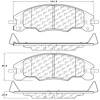 PosiQuiet Ceramic Pads 2008-2011 Ford Focus - image 1