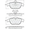 PosiQuiet Ceramic Pads 2015-2015 Mercedes-Benz GLK250 - image 1