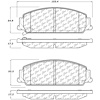 PosiQuiet Ceramic Pads 2008-2009 Pontiac G8 - image 1