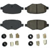 PosiQuiet Ceramic Pads 2009-2017 Ford Lincoln Mercury Edge Explorer Flex MKS MKT MKX Sable Taurus - image 2