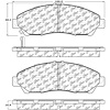 PosiQuiet Ceramic Pads 2007-2016 Acura Honda MDX Pilot RLX ZDX - image 1