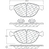 PosiQuiet Ceramic Pads 2010-2015 BMW X5 X6 - image 1