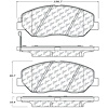 PosiQuiet Ceramic Pads 2009-2010 for Hyundai Genesis - image 1