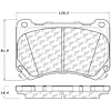 PosiQuiet Ceramic Pads 2009-2014 for Hyundai Equus Genesis - image 1