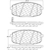 PosiQuiet Ceramic Pads 2009-2013 for Hyundai for Kia Elantra Forte Forte Koup Forte5 - image 1