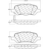 PosiQuiet Ceramic Pads 2009-2015 Toyota Venza - image 1