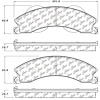 PosiQuiet Ceramic Pads 2009-2016 Chevrolet GMC Express 3500 Express 4500 G4500 Commercial Cutaway Ch - image 1