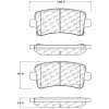 PosiQuiet Ceramic Pads 2011-2011 Saab 9-5 - image 1