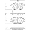 PosiQuiet Ceramic Pads 2009-2015 for Hyundai for Kia Optima Sonata - image 1