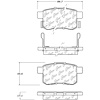 PosiQuiet Ceramic Pads 2011-2015 Acura Honda Accord TSX - image 1