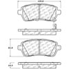 PosiQuiet Ceramic Pads 2011-2015 Mazda 2 - image 1