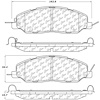 PosiQuiet Ceramic Pads 2011-2014 Ford Mustang - image 1