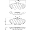 PosiQuiet Ceramic Pads 2011-2014 Ford Mustang - image 1