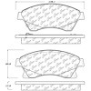 PosiQuiet Ceramic Pads 2010-2016 Chevrolet Cruze Sonic - image 1
