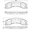PosiQuiet Ceramic Pads 2012-2016 Cadillac Chevrolet GMC Nissan Escalade ESV NV1500 NV2500 NV3500 Sie - image 2