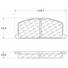PosiQuiet Extended Wear 1983-1995 Chevrolet Geo Toyota Camry Celica Corolla MR2 Nova Prizm Tercel - image 1