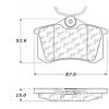 PosiQuiet Extended Wear 1985-2016 Audi Peugeot Renault Seat Volkswagen 307 405 A1 A3 A4 A4 Quattro A - image 1