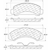 PosiQuiet Extended Wear 1983-1997 Ford Mazda Aerostar B2300 B3000 B4000 Bronco II Explorer Navajo Ranger - image 1