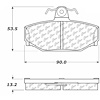 PosiQuiet Extended Wear 1988-2000 Volvo 740 760 780 850 940 960 S70 S90 V70 V90 - image 1
