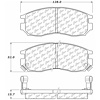 PosiQuiet Extended Wear 1989-2005 Chrysler Dodge Eagle Mitsubishi Plymouth 2000 GTX Avenger Colt Ecl - image 1