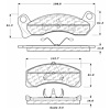 PosiQuiet Extended Wear 1979-1989 Ford Lincoln Mercury Continental Country Squire Grand Marquis LTD - image 1