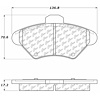PosiQuiet Extended Wear 1993-1998 Ford Mercury Cougar Mustang - image 1