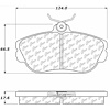 PosiQuiet Extended Wear 1993-2000 Ford Lincoln Mercury Continental Sable Taurus - image 1