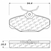 PosiQuiet Extended Wear 1993-2005 Ford Lincoln Mercury Continental Sable Taurus - image 1