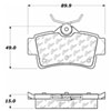 PosiQuiet Extended Wear 1994-2004 Ford Mustang - image 1