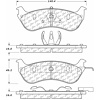 PosiQuiet Extended Wear 1996-2002 Ford Lincoln Mercury Crown Victoria Grand Marquis Town Car - image 1