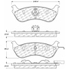 PosiQuiet Extended Wear 1996-2002 Ford Lincoln Mercury Crown Victoria Grand Marquis Town Car - image 1