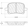 PosiQuiet Extended Wear 1997-2004 Lexus Toyota Avalon Camry ES300 RX300 Solara - image 1