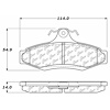 PosiQuiet Extended Wear 1997-2004 Daewoo Mitsubishi Diamante Leganza Nubira - image 1
