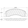 PosiQuiet Extended Wear 1999-2009 Ford Excursion F-250 Super Duty F-350 F-350 Super Duty - image 1