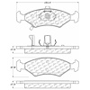 PosiQuiet Extended Wear 1982-2000 Ferrari for Kia Mondial Mondial 3.2 Mondial 8 Mondial t Sephia Spectra - image 1
