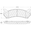 PosiQuiet Extended Wear 1999-2013 Cadillac Chevrolet GMC Hummer Astro Avalanche 1500 Avalanche 2500 - image 1