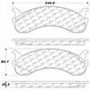PosiQuiet Extended Wear 1998-2016 Bluebird Bus Ford Freightliner International Kenworth Peterbilt St - image 2