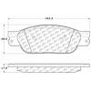 PosiQuiet Extended Wear 2000-2006 Ford Jaguar Lincoln LS S-Type Thunderbird - image 1