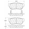 PosiQuiet Extended Wear 2000-2010 Hyundai Kia Amanti Azera Elantra Magentis Optima Santa Fe Sonata S - image 1