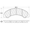 PosiQuiet Extended Wear 1997-2014 Chevrolet GMC Isuzu Elf 300 Elf 400 Elf 500 Elf 600 NPR NPR-HD Rea - image 2
