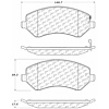 PosiQuiet Extended Wear 2001-2007 Chrysler Dodge Jeep Caravan Grand Caravan Liberty Town & Country Voyager - image 1