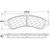 PosiQuiet Extended Wear 2002-2008 Buick Chevrolet GMC Isuzu Oldsmobile Saab 9-7x Ascender Bravada En - image 2