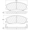 PosiQuiet Extended Wear 2000-2004 for Hyundai for Kia Santa Fe Sedona - image 1